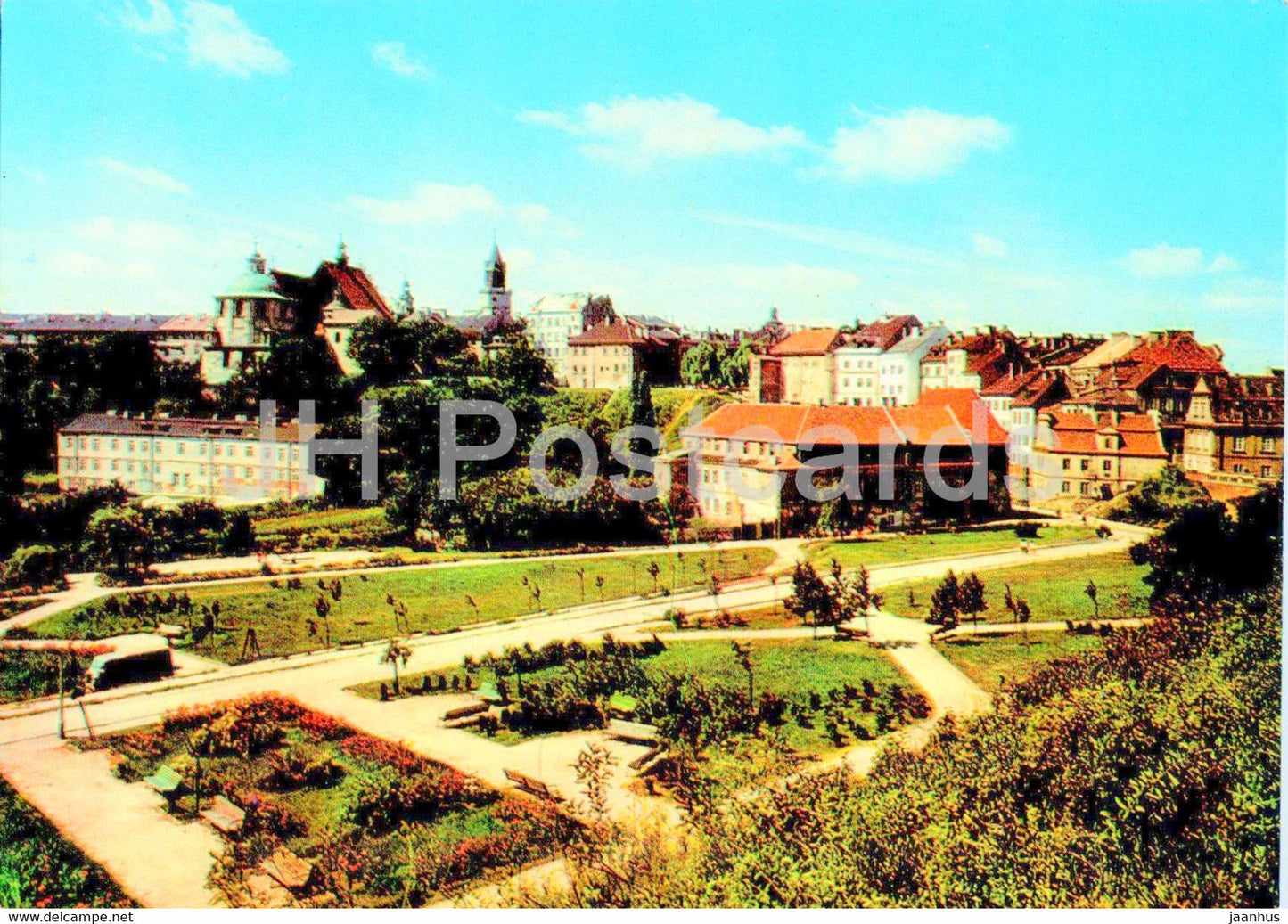 Lublin - Panorama Starego Miasta - Panorama of the Old Town - Poland - used - JH Postcards