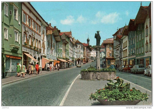 Bad Tölz - Historische Marktstrasse - 1277/16 - Germany - 1976 gelaufen - JH Postcards