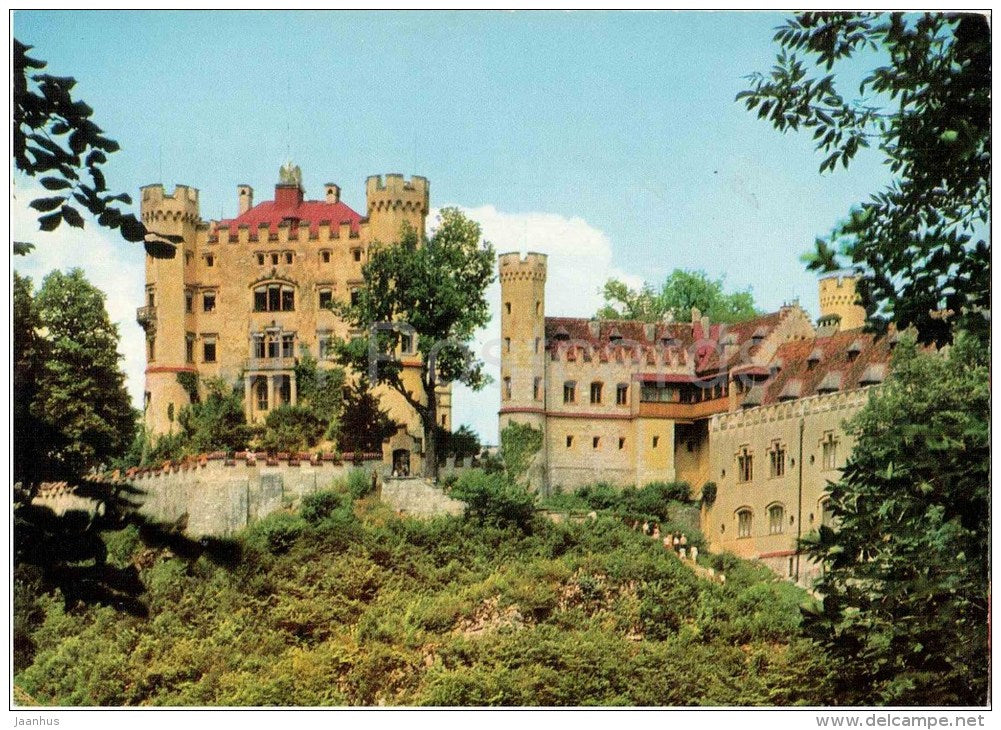 Königsschloss Hohenschwangau - castle - 117/230 - Germany - ungelaufen - JH Postcards