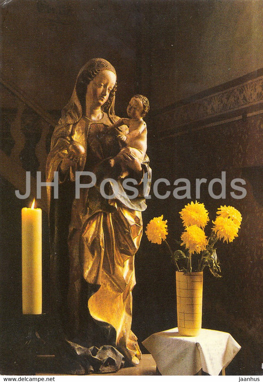 Reichenbach b Unterloquitz - Madonna - Bischofs- und Wallfahrtskirchen - church - 1987 - DDR Germany - unused - JH Postcards