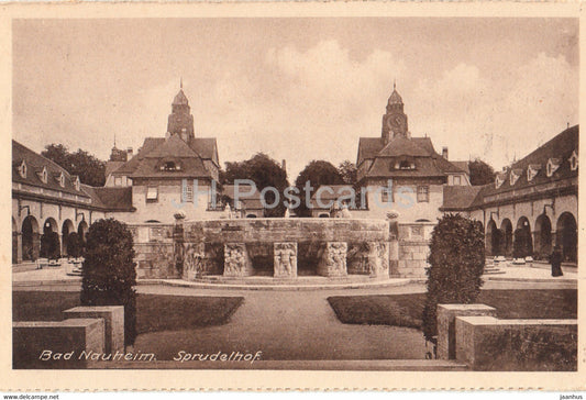 Bad Nauheim - Sprudelhof - 12880 - old postcard - Germany - unused - JH Postcards