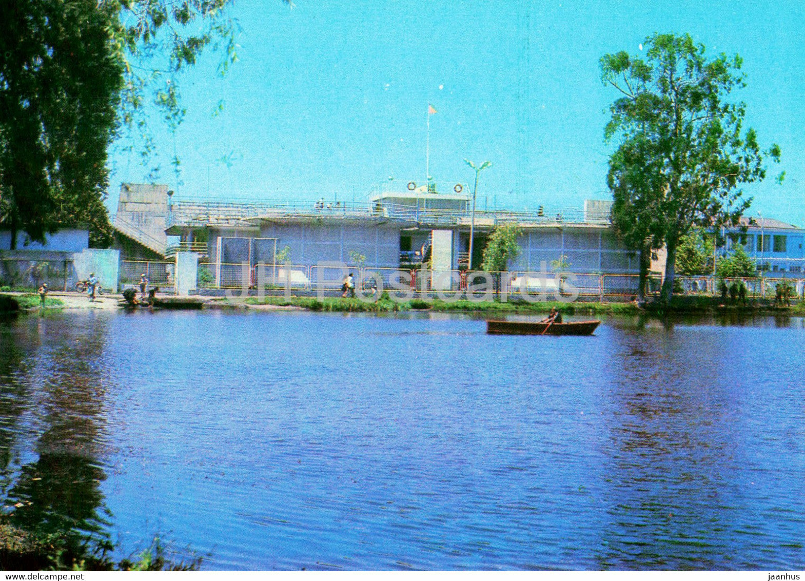 Batumi Dolphinarium - view of dolphinarum from the Pioneer Sea - 1980 - Georgia USSR - unused - JH Postcards