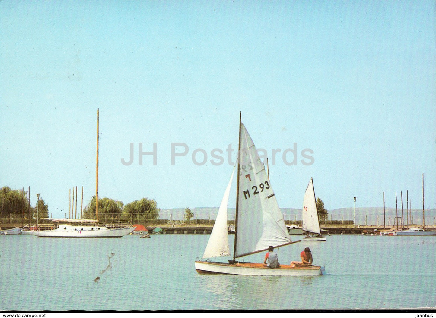 Greetings from the lake Balaton - 1 - sailing boat - Hungary - used - JH Postcards