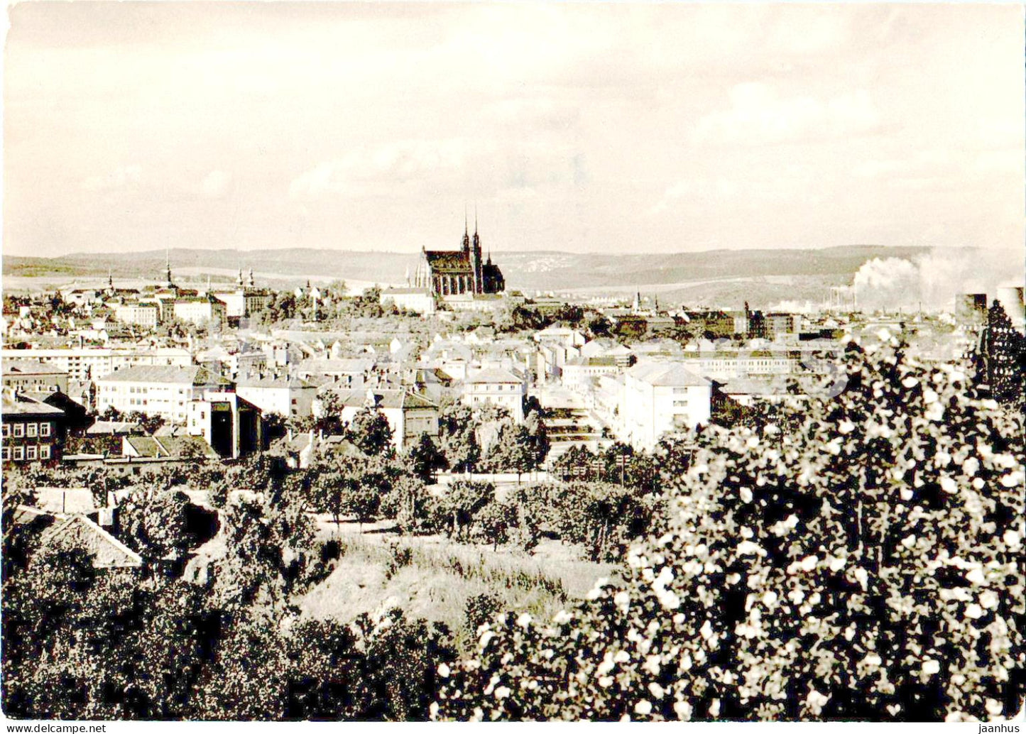 Brno - Pohled na mesto - View of the Town - 1962 - Czech Repubic - Czechoslovakia - used - JH Postcards