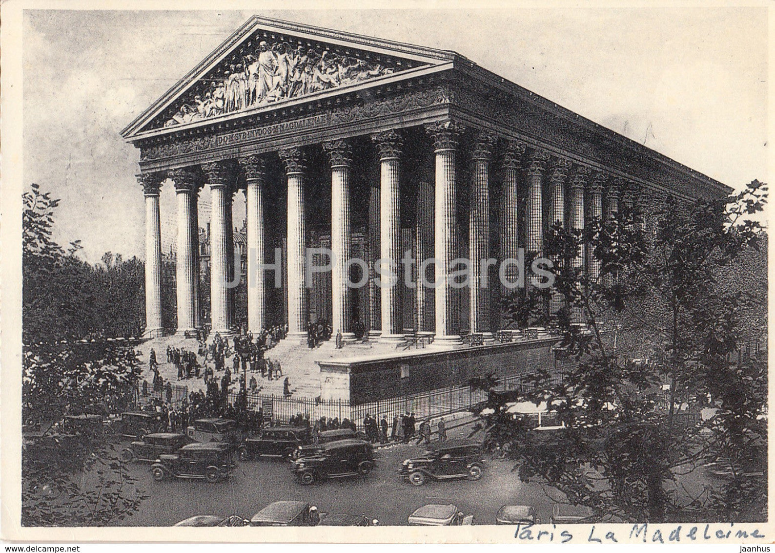 Paris - La Madeleine - car - 44 - 1972 - France - used - JH Postcards