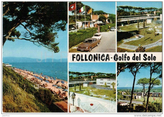 Spiaggia , Golfo del Sole - beach - Follonica - Grosseto - Toscana - FOL 69 - Italia - Italy - unused - JH Postcards