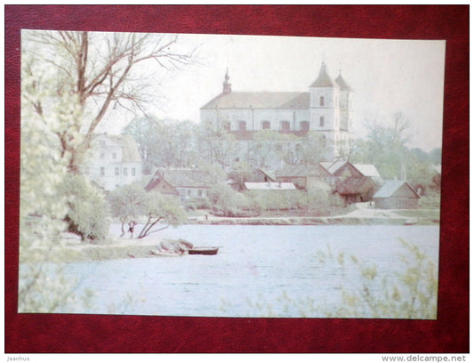 a view of the village Trakai - Trakai - large format postcard - 1968 - Lithuania USSR - unused - JH Postcards