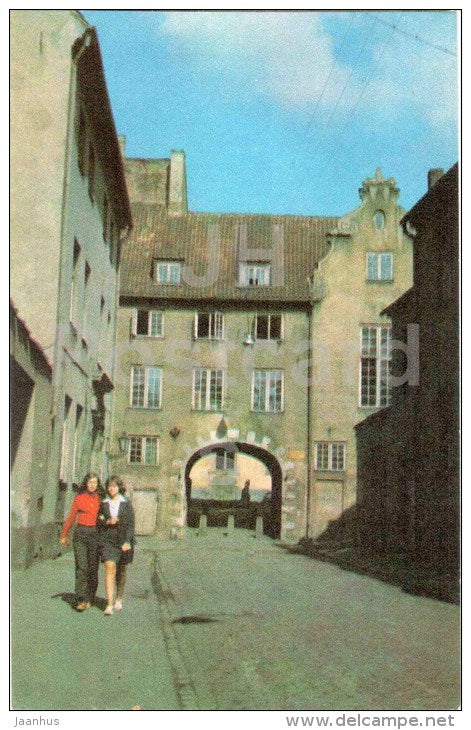 Swedish Gate - Riga - Old Town - 1977 - Latvia USSR - unused - JH Postcards