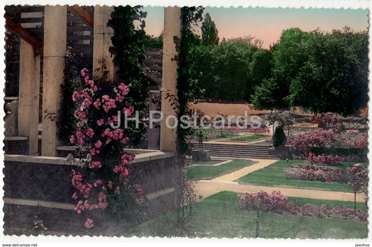 Geneve - Geneva - La Roseraie du Parc de le Grange - 9015 - Switzerland - old postcard - unused - JH Postcards