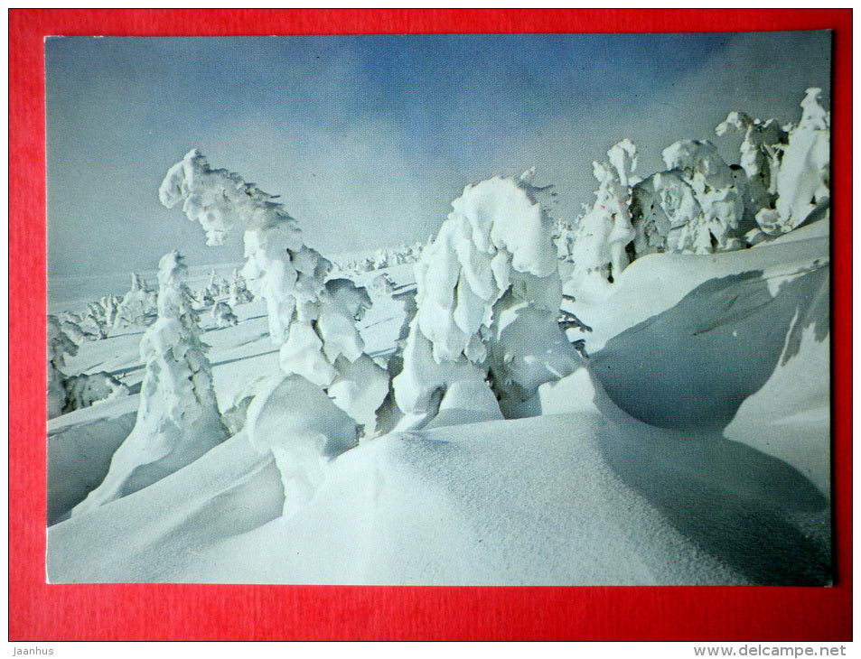 Winter view by Sitensky - Panorama Praha - Czech Republik , Czechoslovakia - unused - JH Postcards