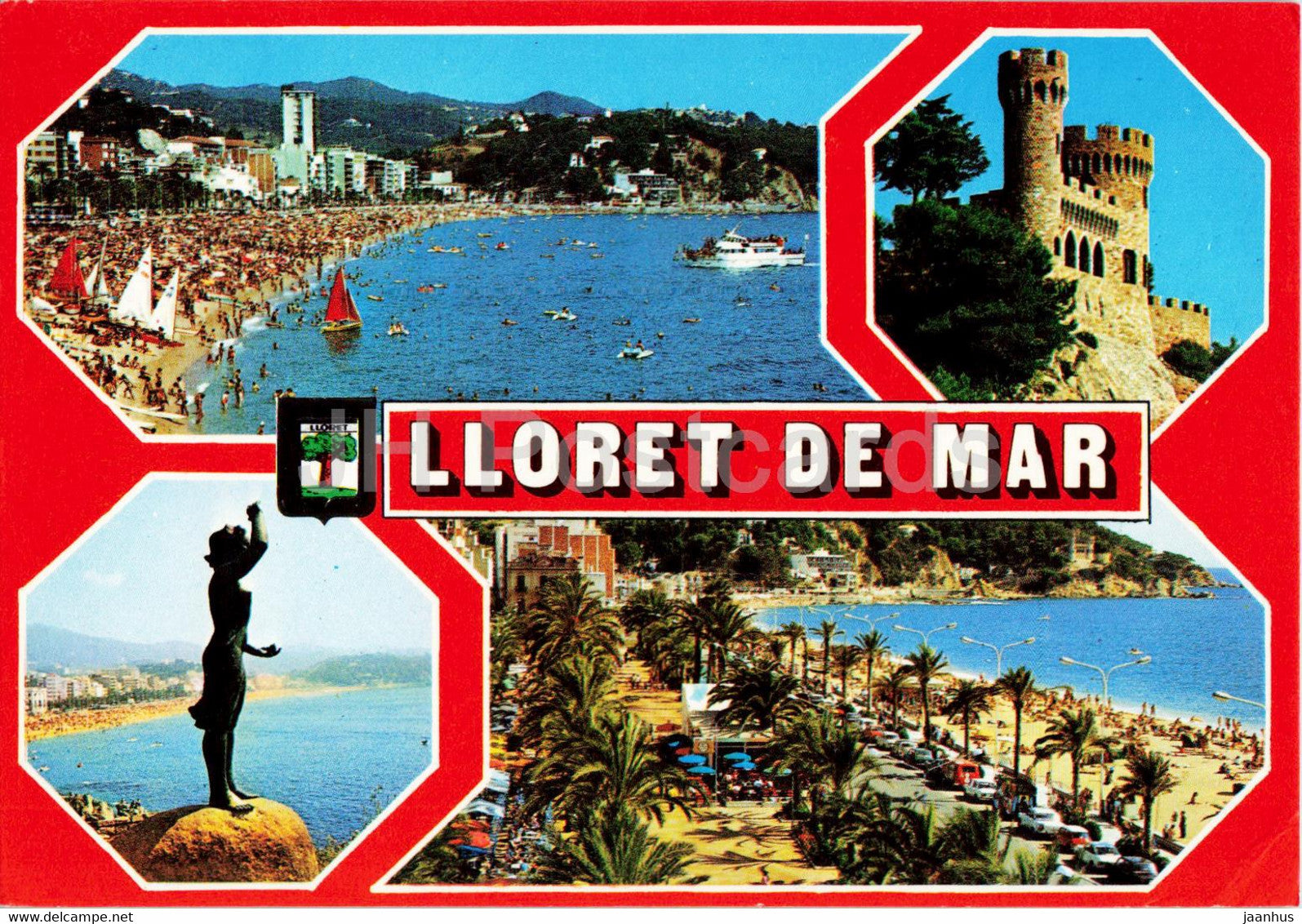 Lloret de Mar - Costa Brava - Diferents aspectes - 83 - Spain - used - JH Postcards