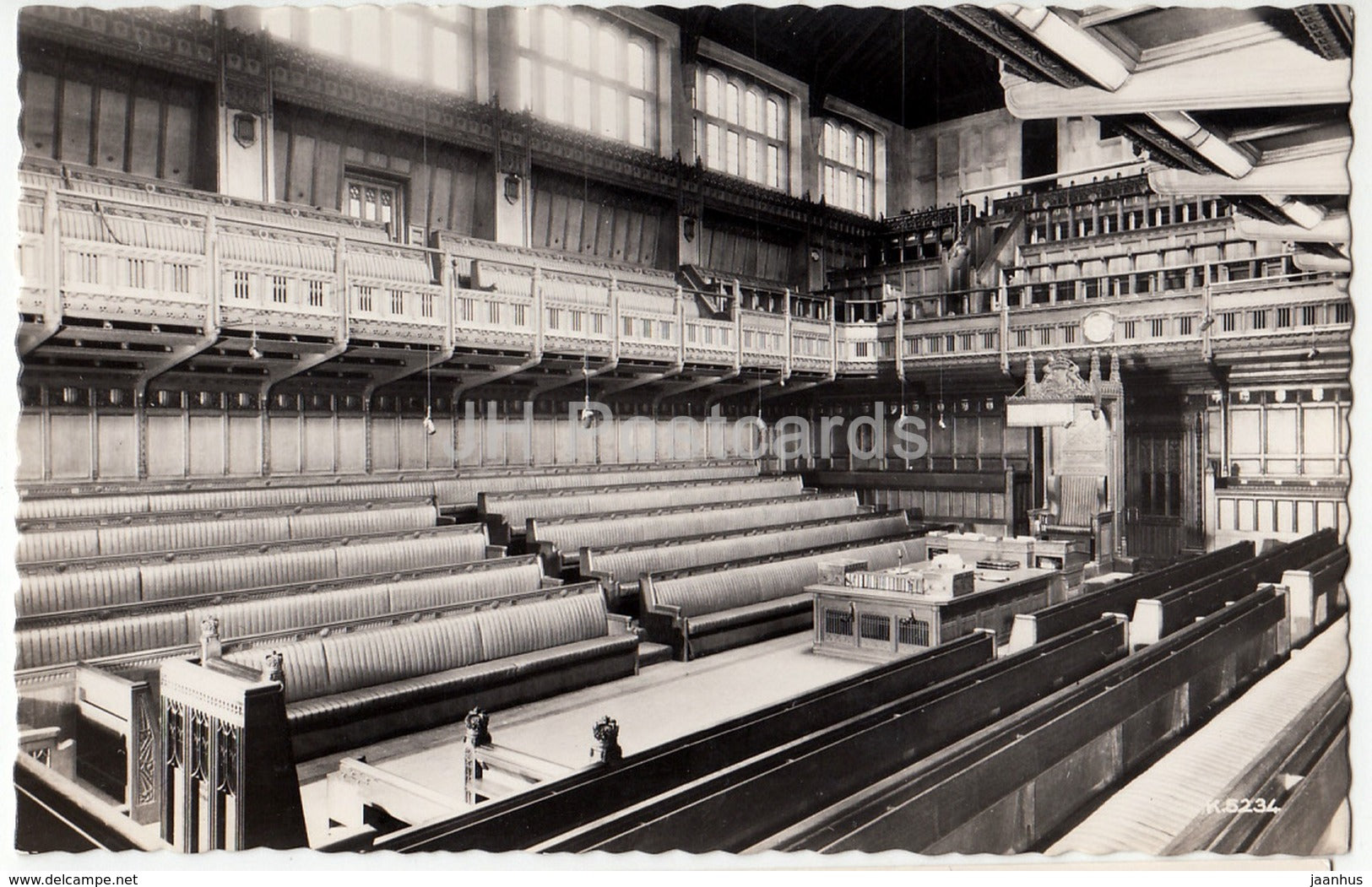 London - The Chamber of the House of Commons - K.5234 - 1961 - United Kingdom - England - used - JH Postcards