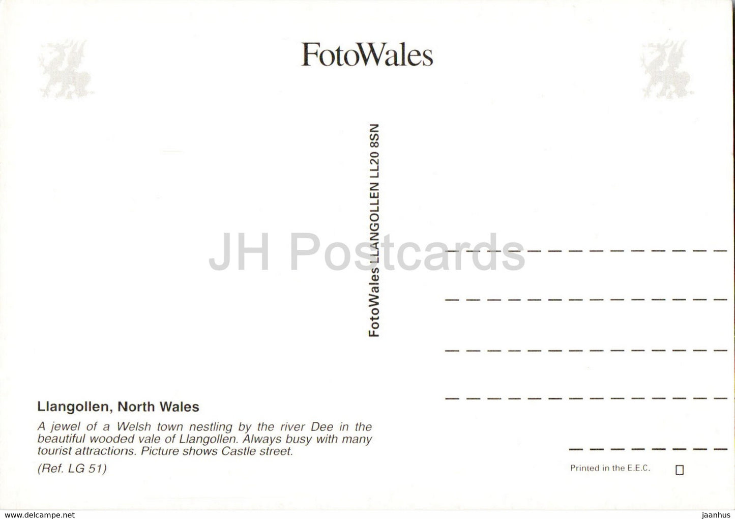 Llangollen - voitures - Nord du Pays de Galles - Royaume-Uni - inutilisées