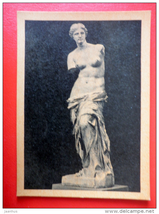 Aphrodite of Milos by Agesandr of Antioch , II century BC - Ancient Greece - Antique art - 1961 - Russia USSR - unused - JH Postcards