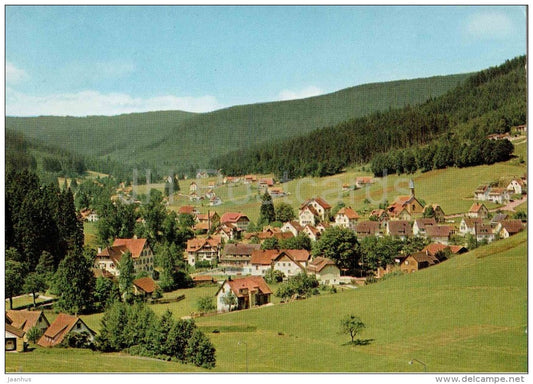 Obertal im Schwarzwald - Luftkurort und Wintersportplatz - Kreis Freudenstadt - 3159 - Germany - gelaufen - JH Postcards