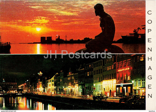 Copenhagen - Langelinie - The Little Mermaid - 1567 - Denmark - unused - JH Postcards