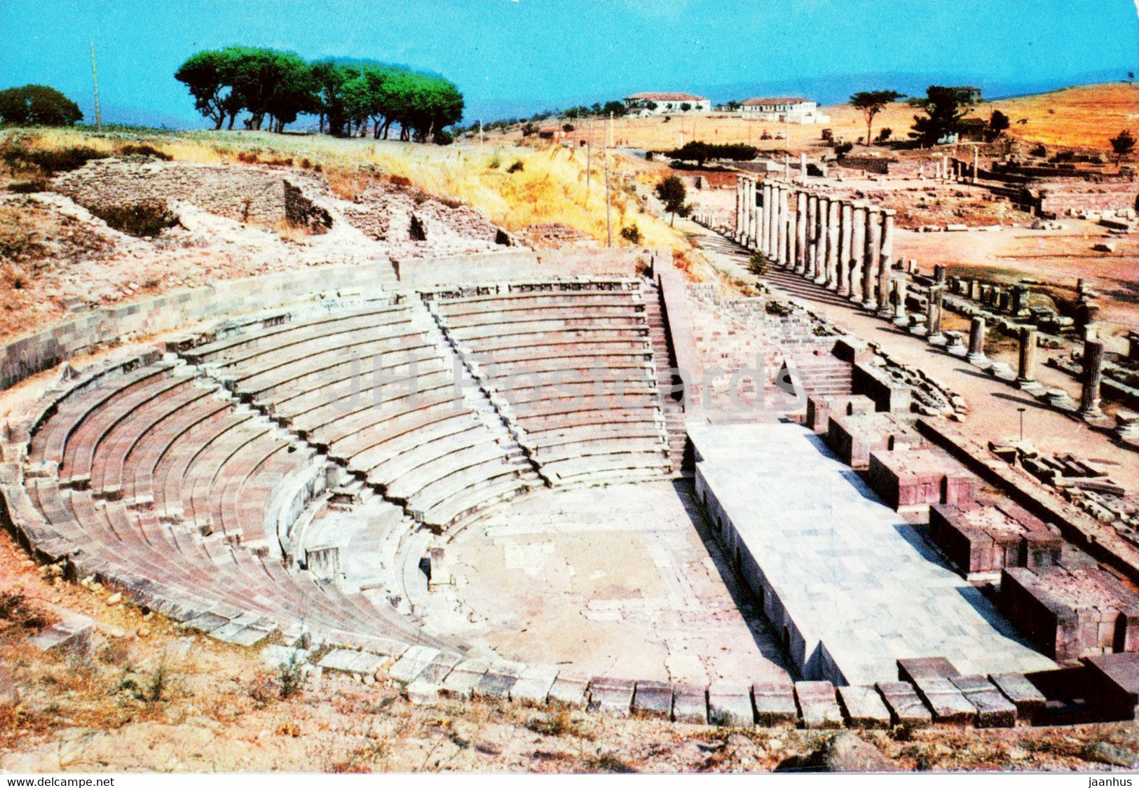 The theatre of Asklepion and the North porch - Bergama - Kartpostal - ancient world - Turkey - unused - JH Postcards