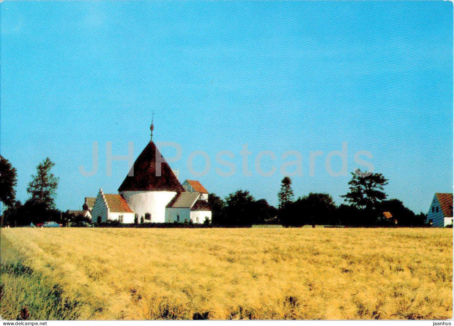 Bornholm - Nykirke - church - 167 - Denmark - used - JH Postcards