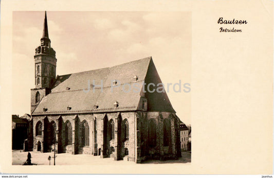 Bautzen - Petridom - cathedral - old postcard - Germany - used - JH Postcards