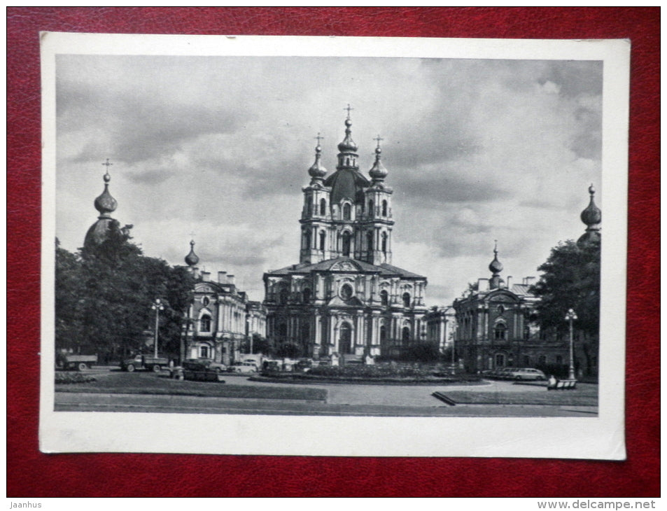 Smolny Cathedral - Leningrad - St. Petersburg - 1964 - Russia USSR - unused - JH Postcards