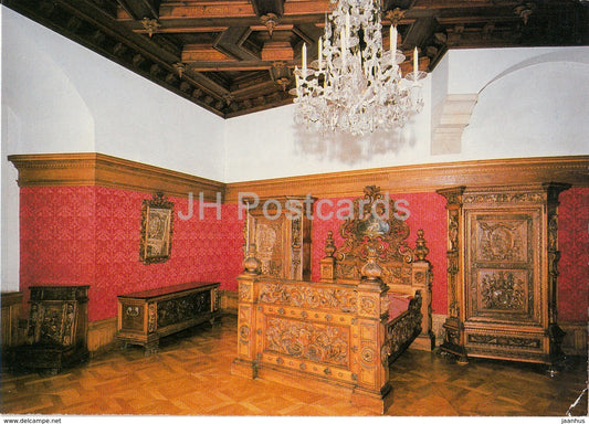 Bouzov - Prince's Bedroom - Czechoslovakia - Czech Republic - unused - JH Postcards