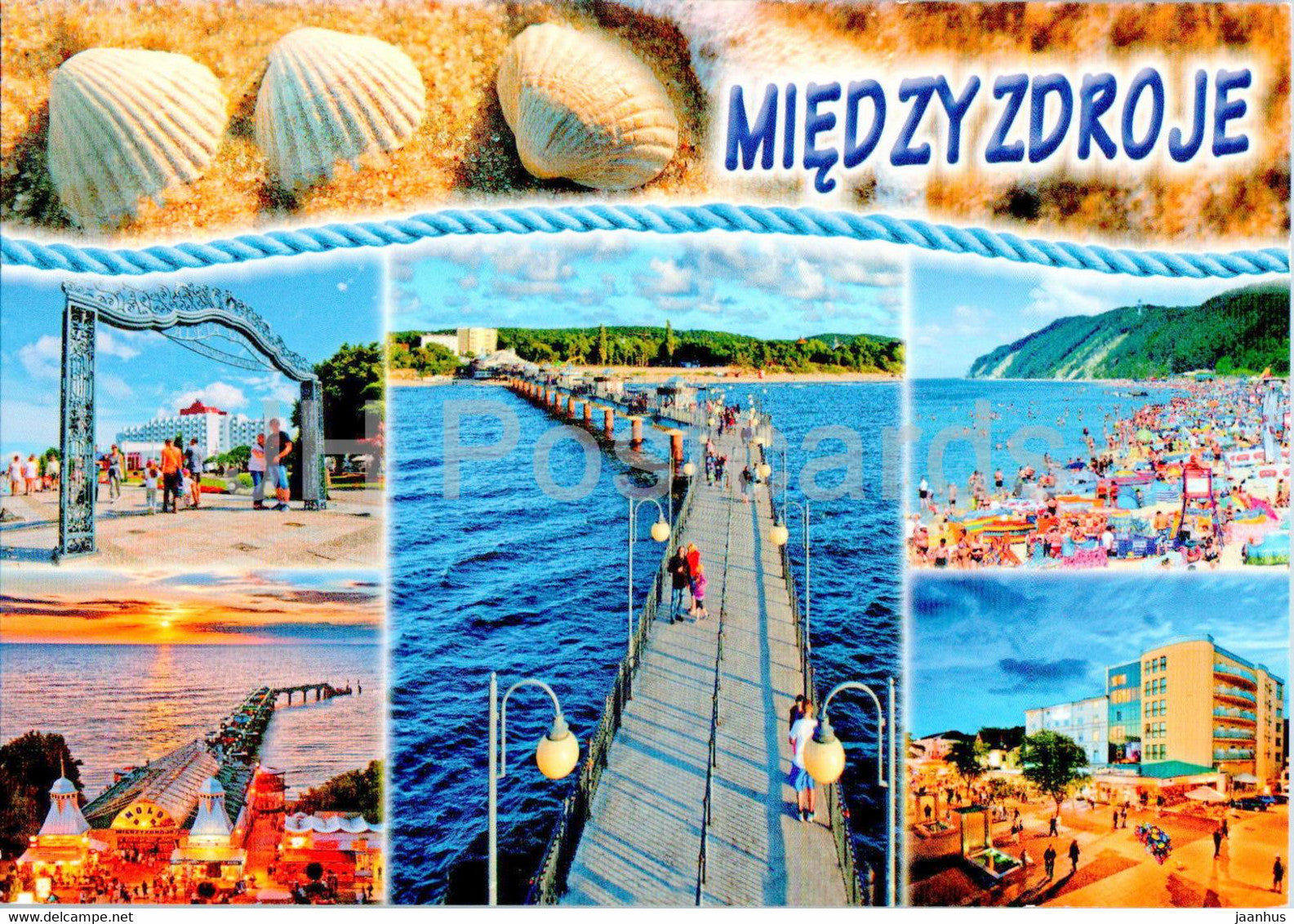 Miedzyzdroje - multiview - 18673 - Poland - unused - JH Postcards