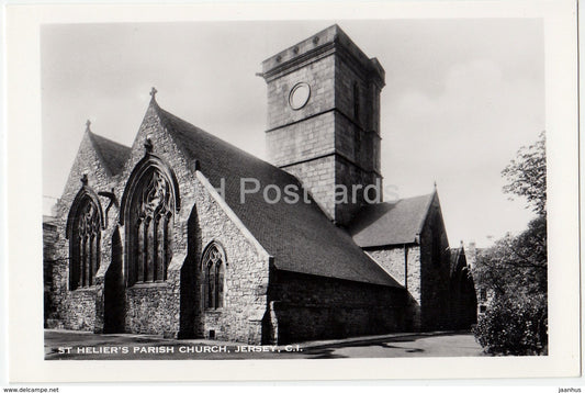 St. Helier's Parish Church - 1966 - United Kingdom - Channel Islands - Jersey - used - JH Postcards