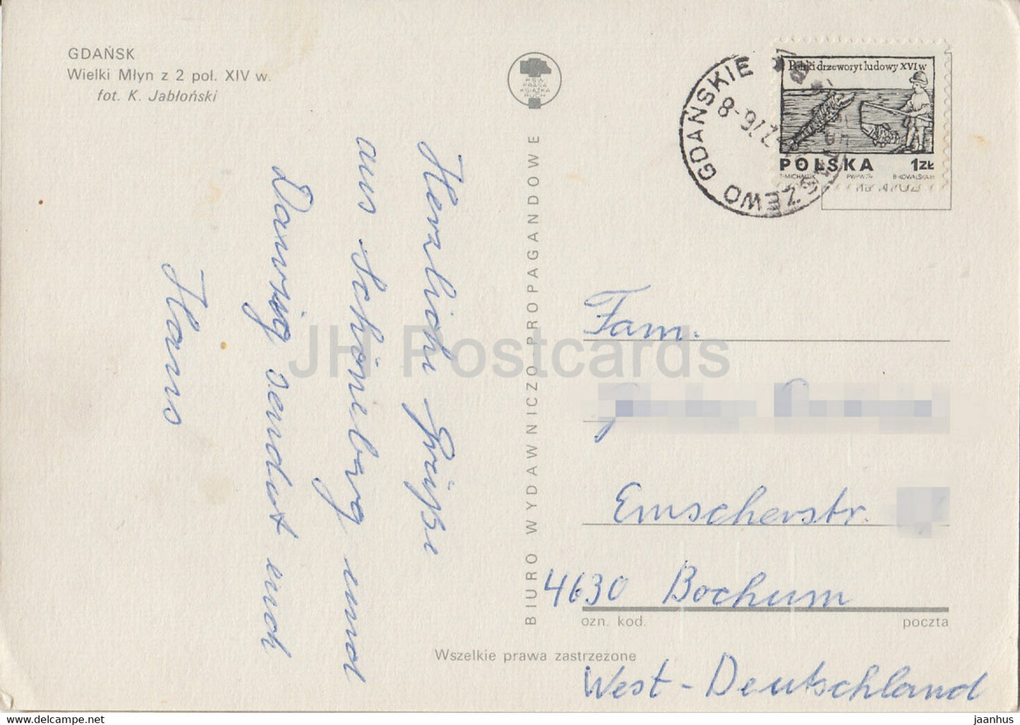 Gdansk - Danzig - Wielki Mlyn - Big Mill - Poland - used