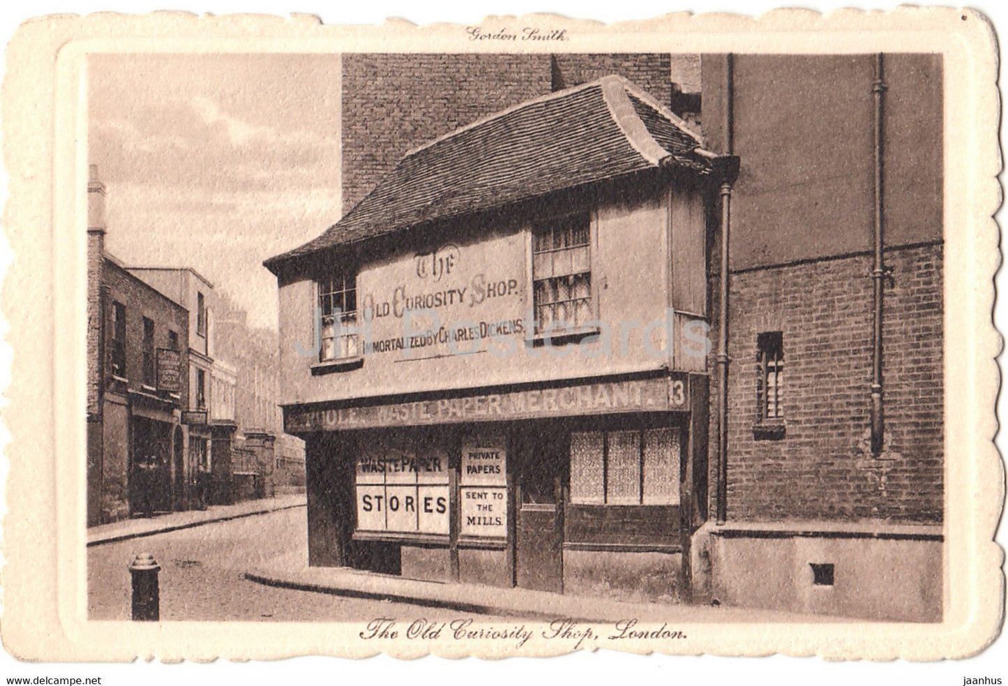 London - The Old Curiosity Shop - 222 - old postcard - England - United Kingdom - unused - JH Postcards