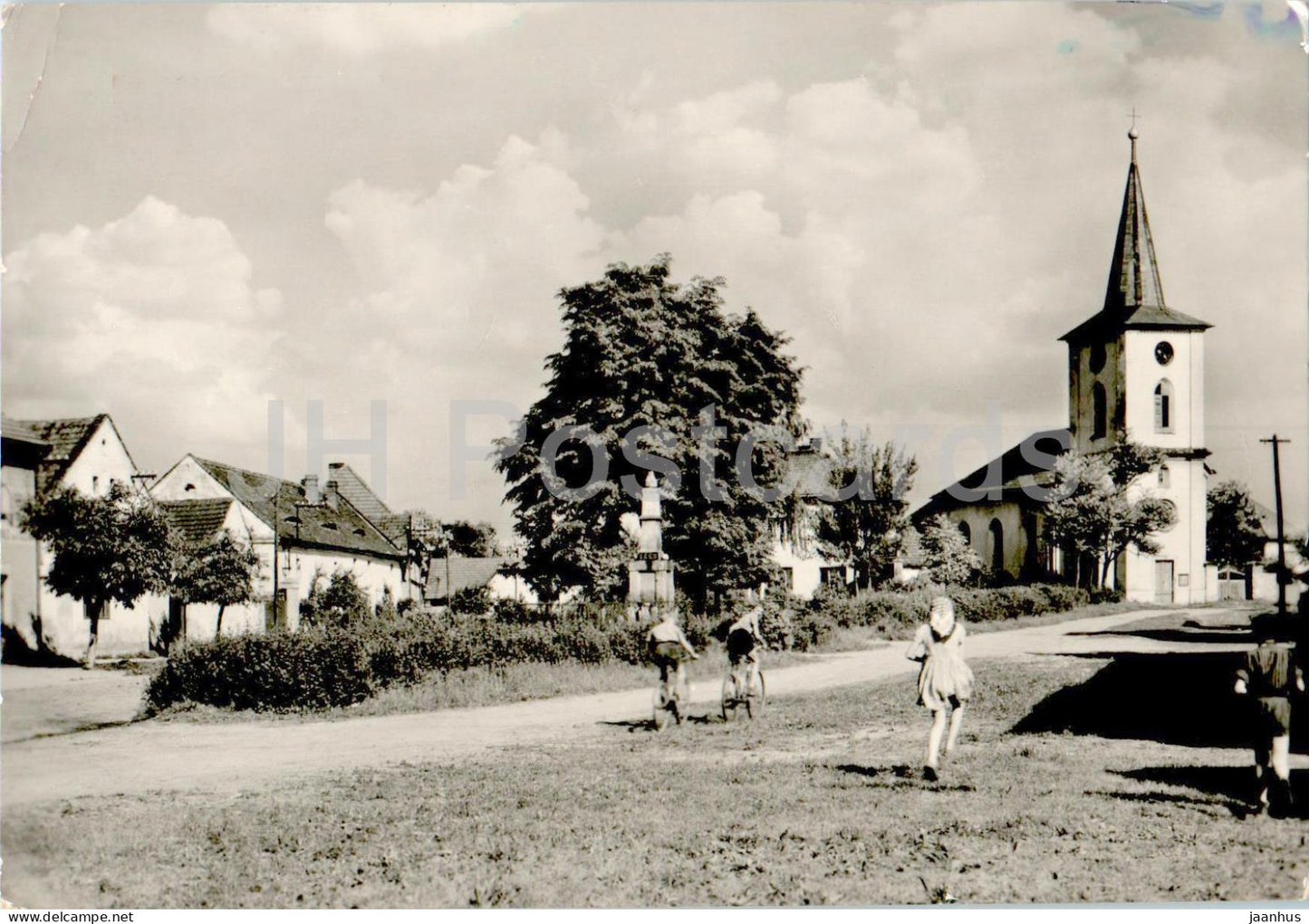 Horni Pocaply - okres Melnik - Melnik district - church - 1972 - Czech Repubic - Czechoslovakia - used - JH Postcards