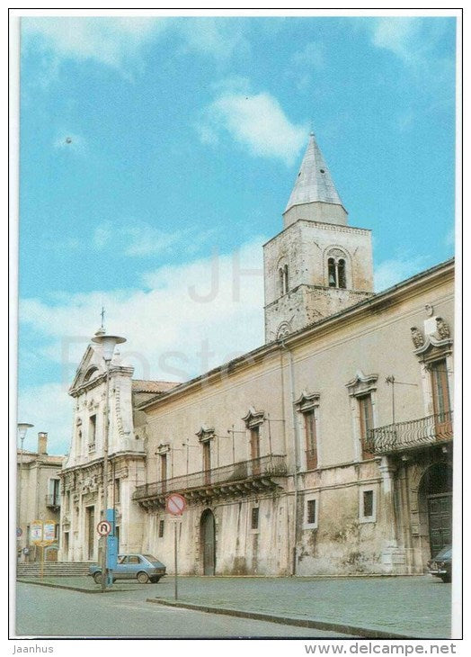 Cattedrale e Palazzo Vescovile - cathedral and bishop`s palace - Melfi - Potenza - 85025 - Italia - Italy - unused - JH Postcards