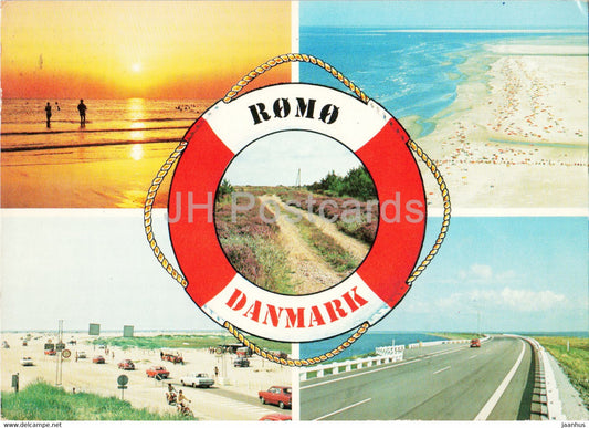 Romo - Danmark - beach - multiview - 1981 - Denmark - used - JH Postcards