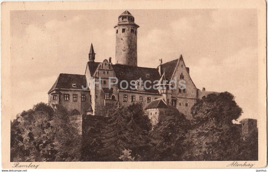 Bamberg - Altenburg - 319 - old postcard - 1928 - Germany - used - JH Postcards