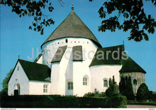 Bornholm - Osterlars kirke - church - 4070 - 1990 - Denmark - used - JH Postcards