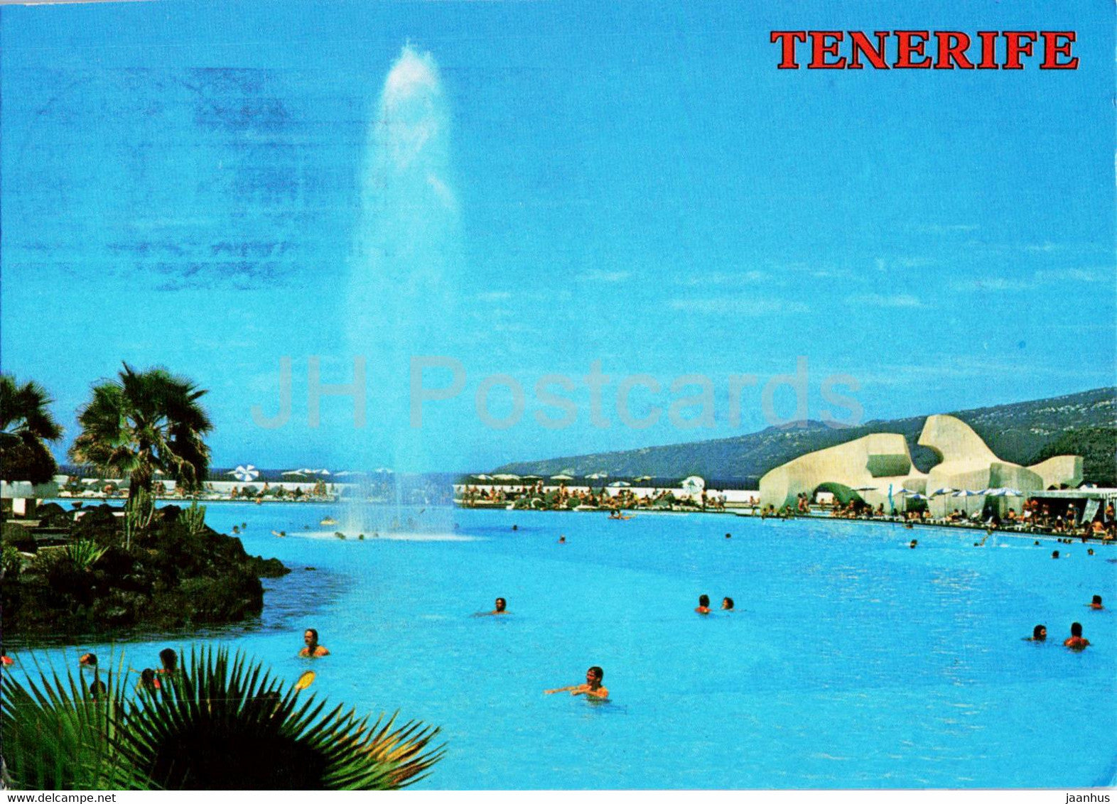 Puerto de la Cruz - Complejo Lago Martianez - lake -Tenerife - 6318 - 1992 - Spain - used - JH Postcards