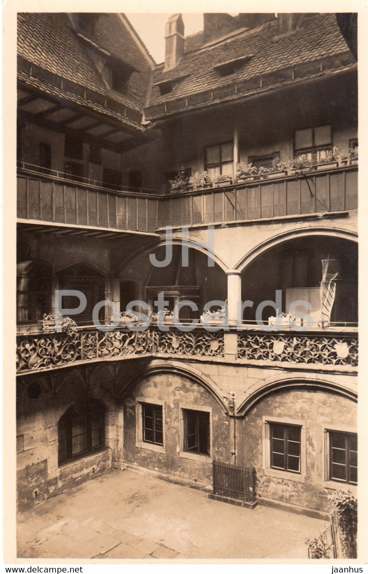 Nurnberg - Historischer Hof - Lutherhaus - Nuremberg - old postcard - Germany - unused - JH Postcards