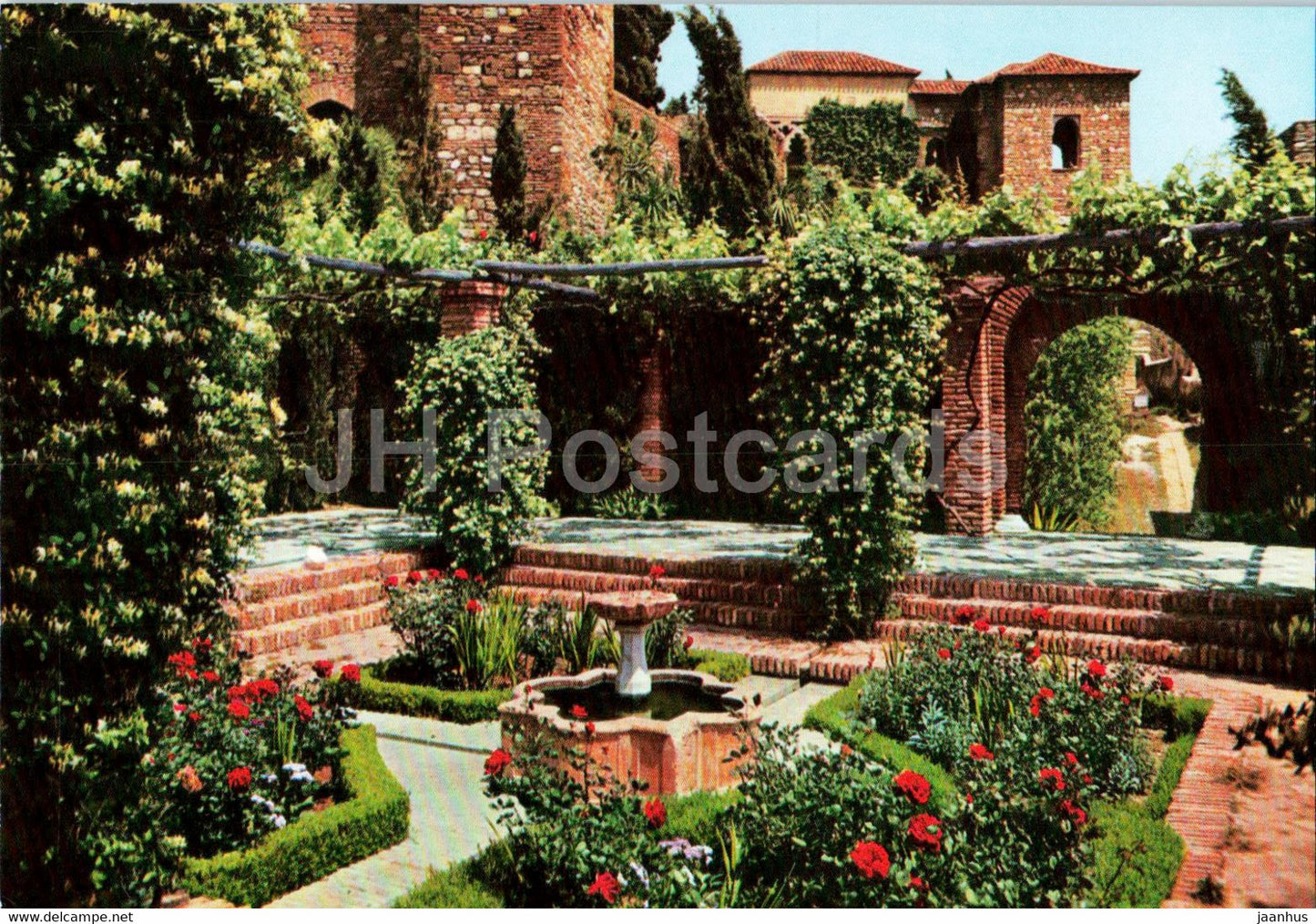 Malaga - Alcazaba - Plaza de Armas - castle - parade ground - 42 - Spain - unused - JH Postcards