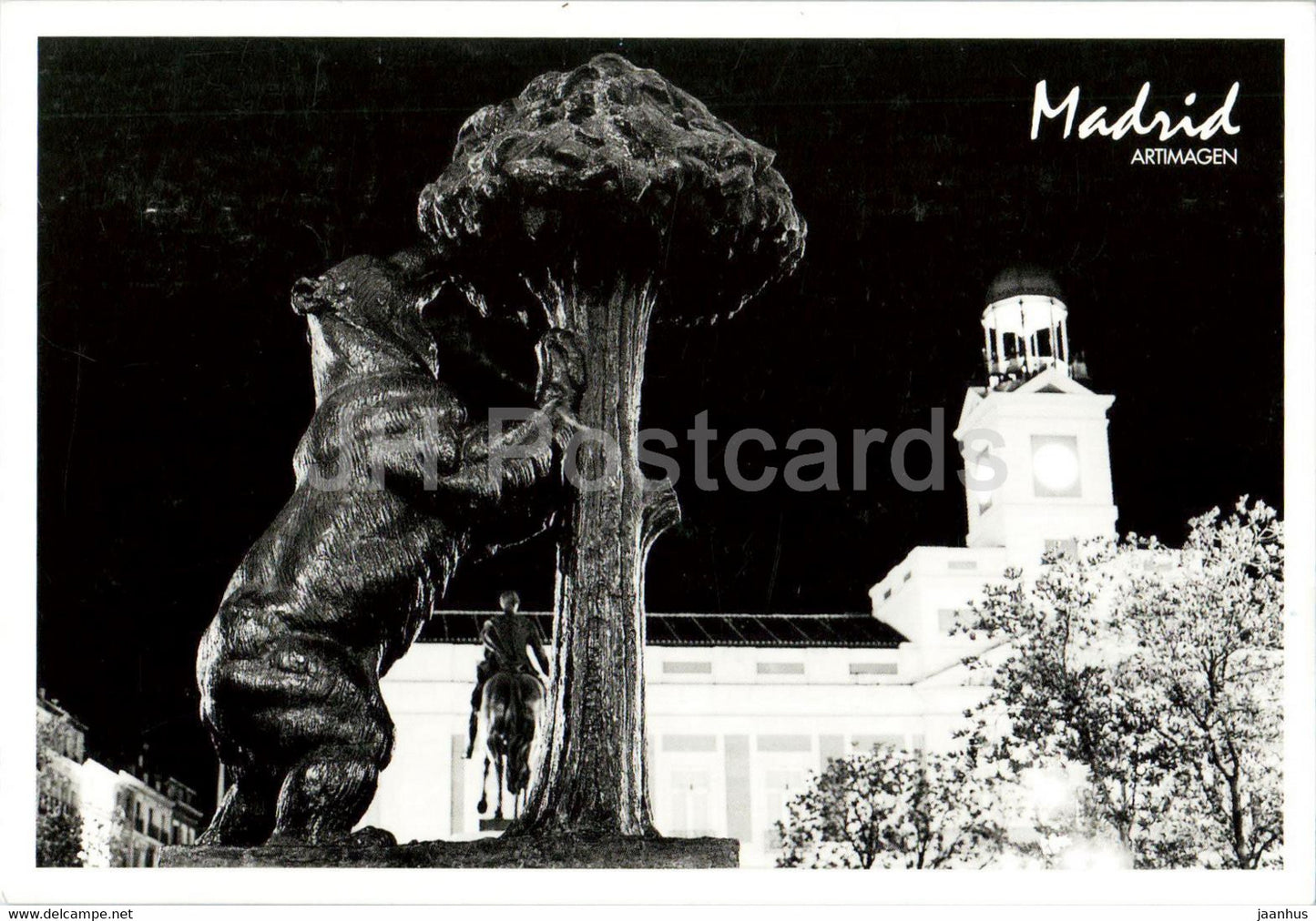 Madrid - Oso Y Madrono - Nocturno - 31 - 2005 - Spain - used - JH Postcards