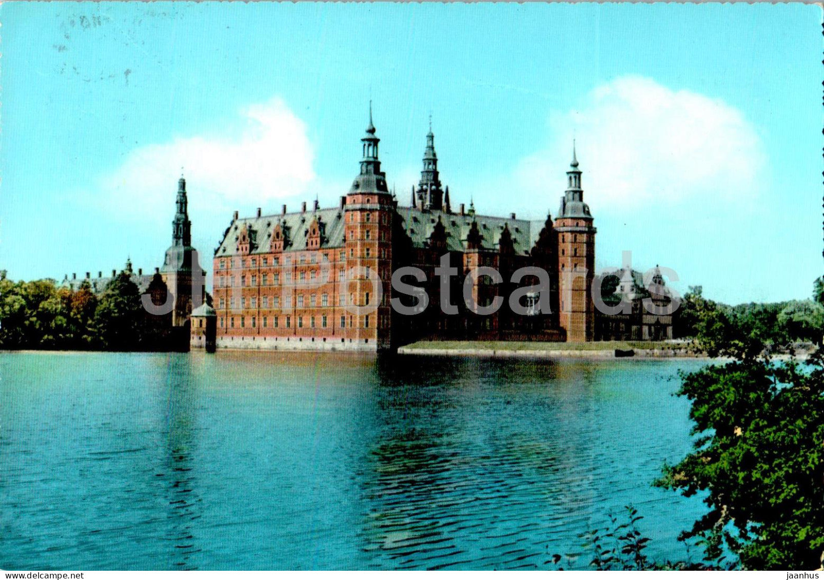 Frederiksborg Slot - castle - 914 - 1961 - Denmark - used - JH Postcards