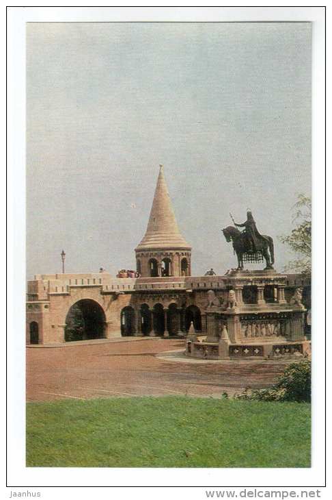 Fishermen´s Bastion -Monument to the first Hungarian King Stephen I - Budapest - 1970 - Hungary - unused - JH Postcards