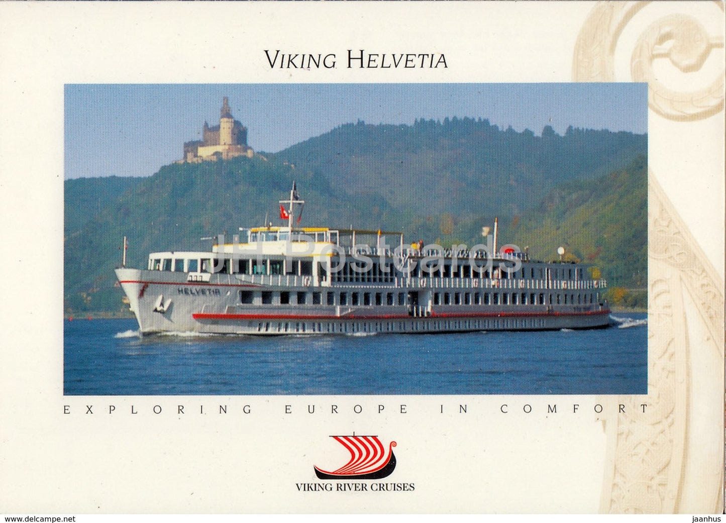 Viking Helvetia - passenger ship - MS - Switzerland - unused - JH Postcards