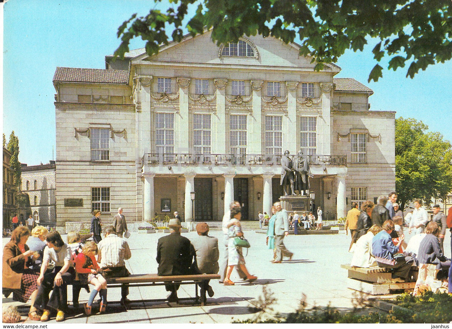 Weimar - Deutscher Nationaltheater - theatre - DDR Germany - unused - JH Postcards