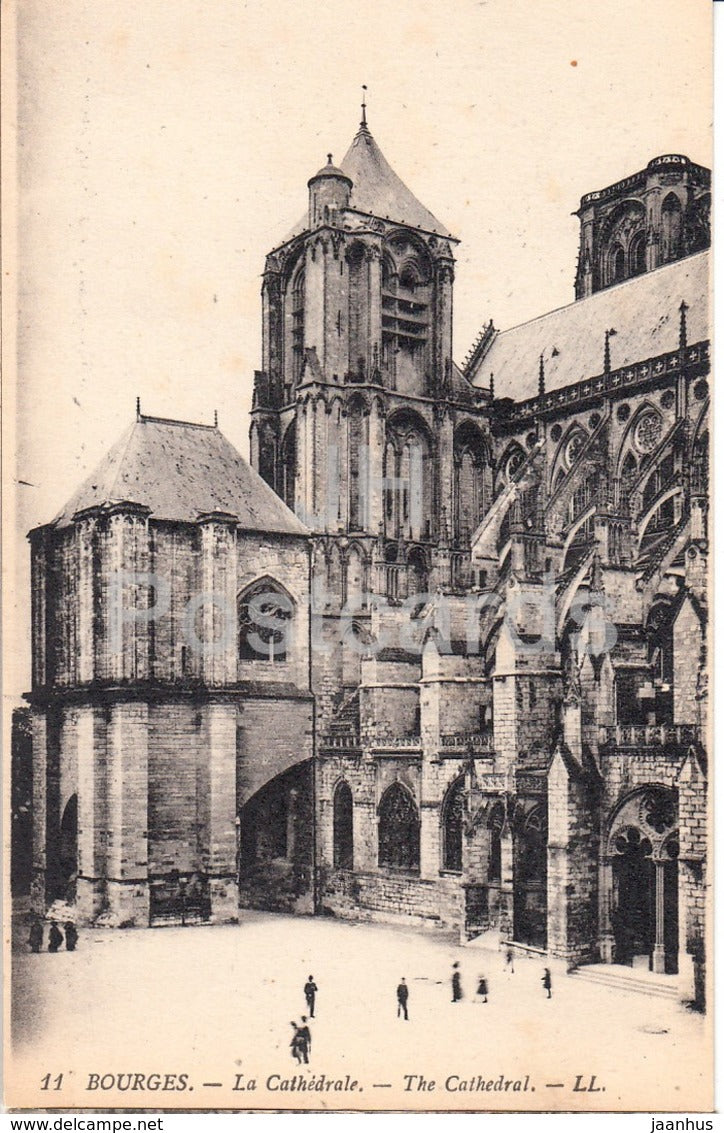 Bourges - La Cathedrale - The cathedral - 11 - old postcard - France - unused