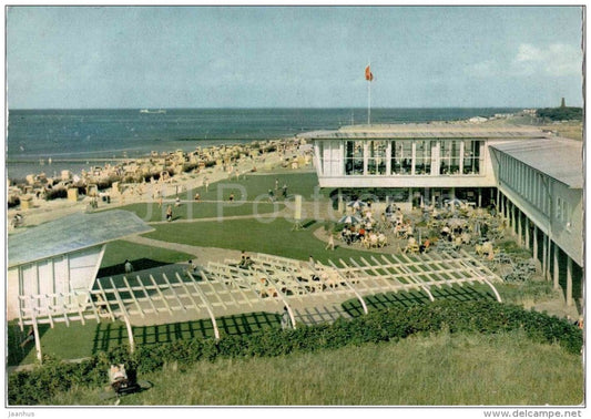 Nordseeheilbad Cuxhaven - Strandhaus Döse - strand - beach - Germany - gelaufen - JH Postcards