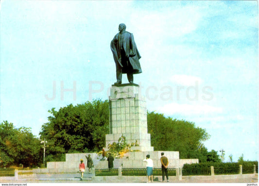 Ulyanovsk - monument to Lenin - postal stationery - 1968 - Russia USSR - unused - JH Postcards