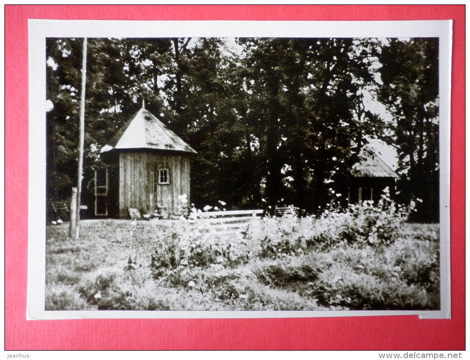 Dionizas Poska Hallowed Trunks in Bijotai - Lithuanian Writers's Birthplaces - 1966 - Lithuania USSR - unused - JH Postcards