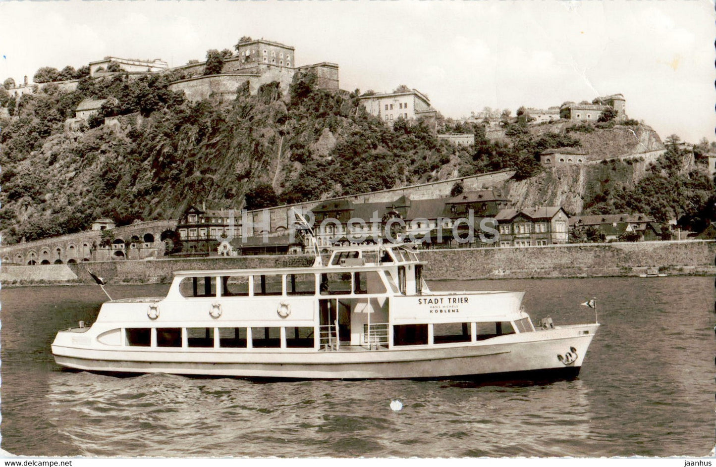 Fahrgastschiff Stadt Trier - Hans Michels - boat - ship - 1967 - Germany - used - JH Postcards