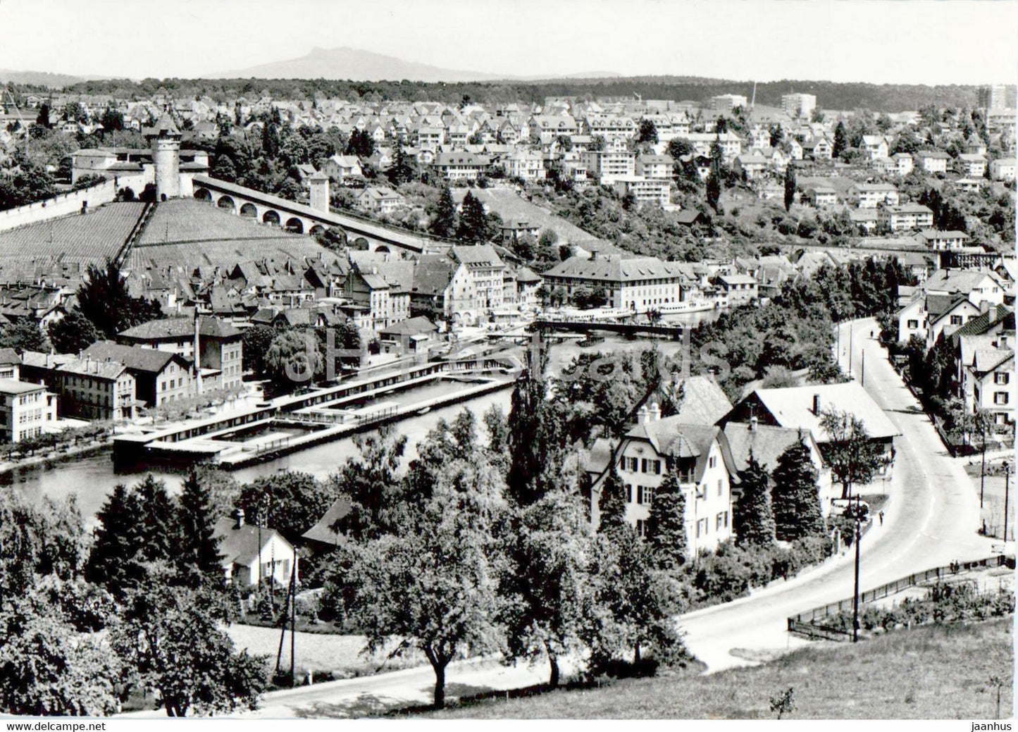 Schaffhausen - Castell Munot - 5 - old postcard - Switzerland - unused - JH Postcards