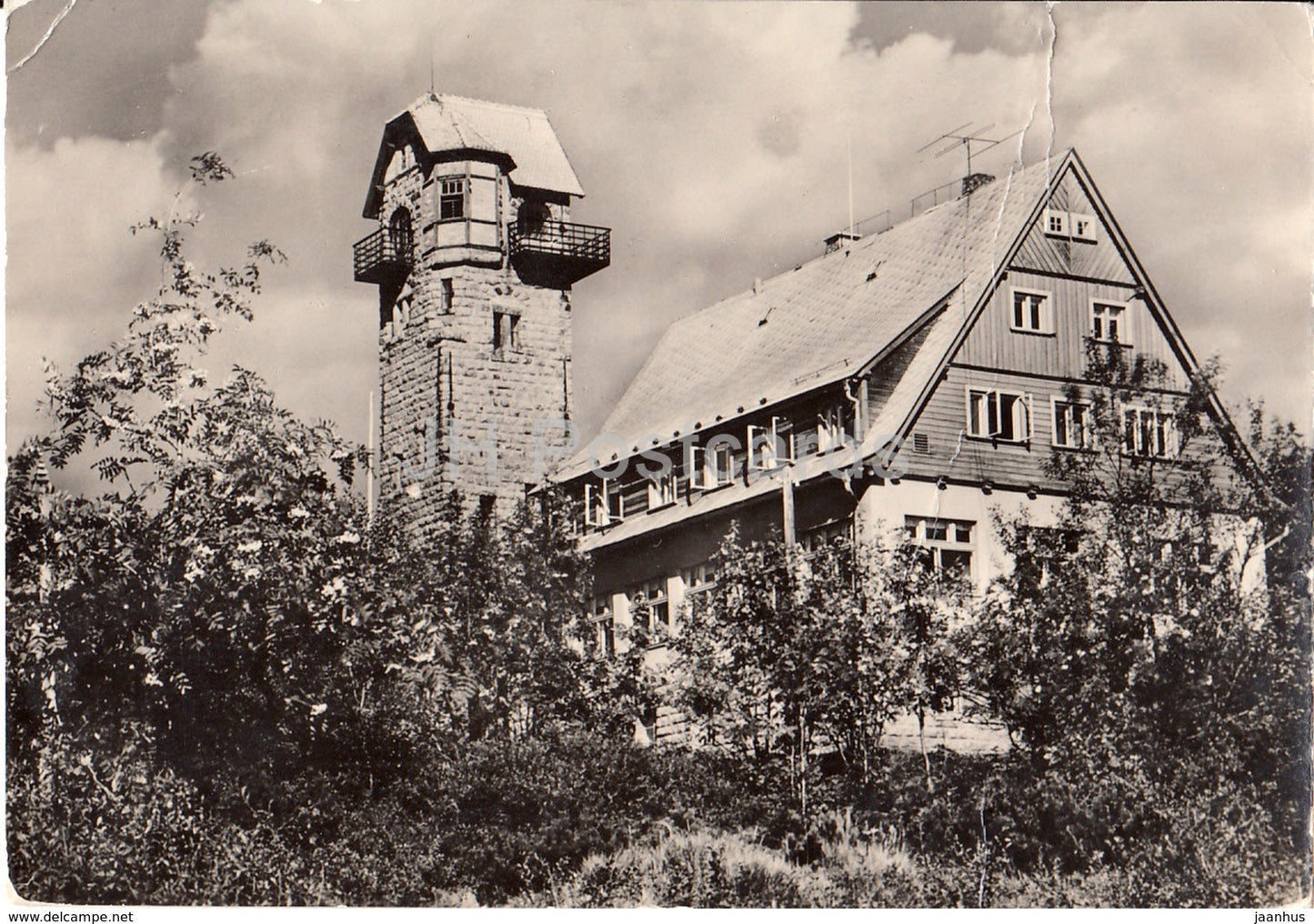 Jizerske Hory - Bedrichov - Kralovka hut - Czechoslovakia - Czech Republic - 1960s - used - JH Postcards