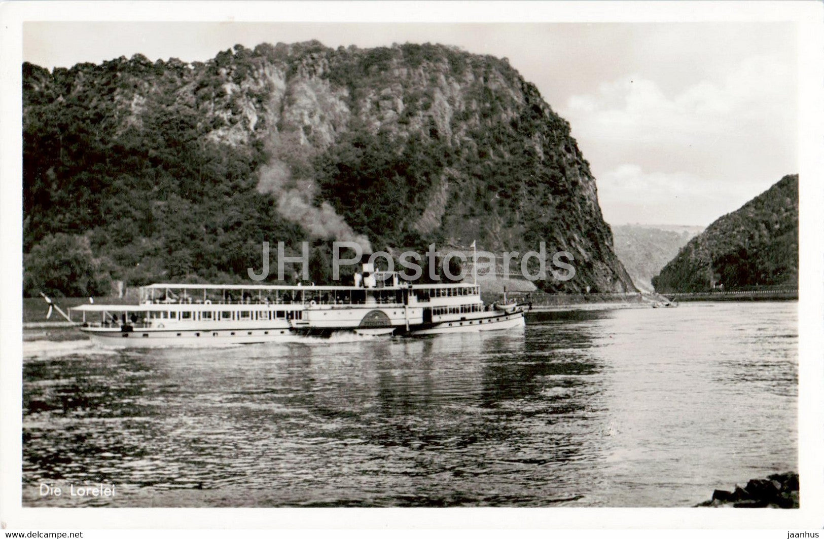 Die Lorelei - ship - steamer - Germany - unused - JH Postcards